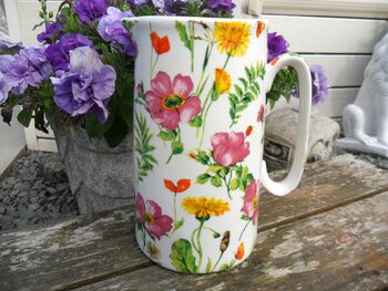 Large China Jug In Meadow Flowers Design, 8 of 8