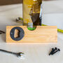 Personalised Spirit Level Bottle Opener Life Comes With, thumbnail 2 of 7
