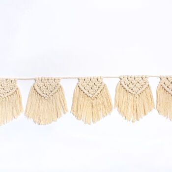 Isabella Macrame Bunting Craft Kit, 5 of 9