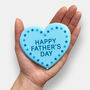 Happy Father's Day Heart Printed Iced Biscuit Father's Day Letterbox Gift, thumbnail 2 of 11