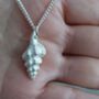 Large Silver Conch Shell Necklace, thumbnail 2 of 3