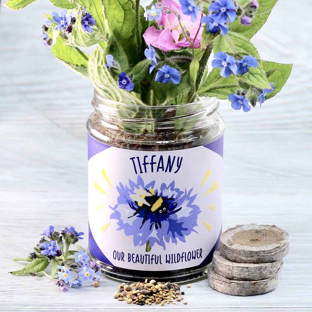 Personalised Happy Wildflower Grow Kit By Be Ecycle