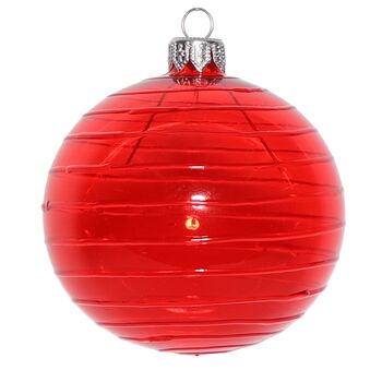 Christmas Cut Glass Bauble, 8cm, 10 of 10