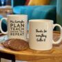 Personalised Plan Teach Repeat Teacher's Mug, thumbnail 1 of 2