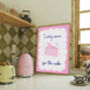 I Only Came For The Cake Print Two Colour Options, thumbnail 1 of 10