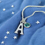 Personalised Birthstone Charm Necklace, thumbnail 1 of 9