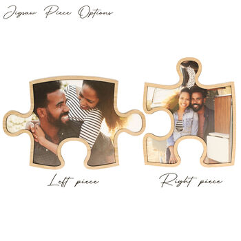 Personalised Double Jigsaw Multi Photo Frame Gift, 7 of 9