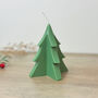 Festive Green Christmas Tree Candle Christmas Decoration, thumbnail 5 of 7