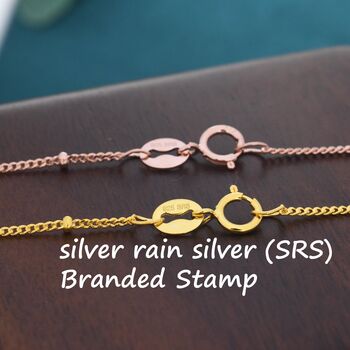 Sterling Silver Minimalist Bead Motif Necklace, 7 of 12
