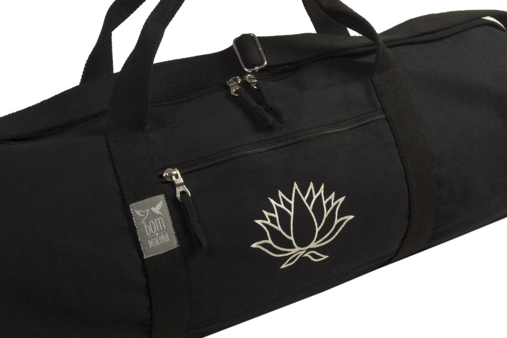 yoga mat bag by born peaceful