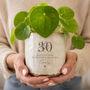 Personalised 30th Birthday Plant Pot, thumbnail 2 of 8