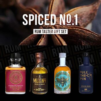Spiced Rum Taster Set Gift Box One, 3 of 6