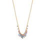 Blossom Beaded Cluster Necklace In Blue Spinel, thumbnail 1 of 3