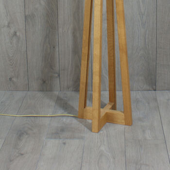 Avenir Lamp Stand Solid Oak, 6 of 10