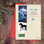Labrador Pup Walk Christmas Card, thumbnail 2 of 2