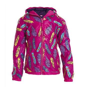 Children's Feather Colour Changing Pack Away Raincoat, 3 of 3