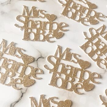 Personalised Mrs To Be Hen Party Table Decorations, 2 of 9