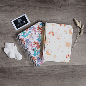 52 Weeks Of Me And You Illustrated Cover Pregnancy Journal, 10 of 12