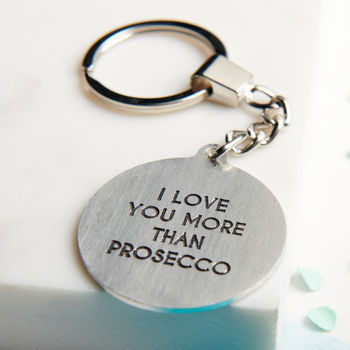 Personalised I Love You More Than Keyring, 2 of 4