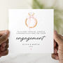 Personalised Couple Congratulations On Your Engagement Card, thumbnail 1 of 3