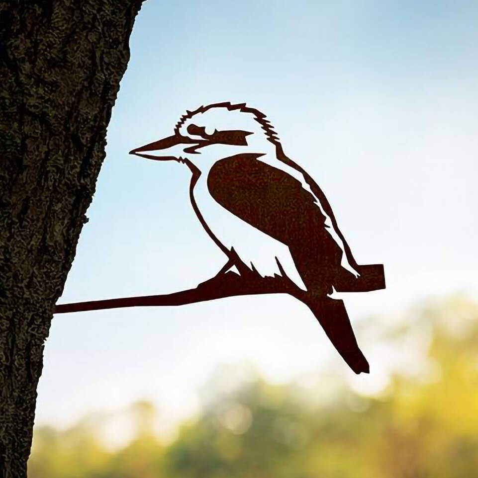 Kookaburra Metal Garden Art By Metalbird | notonthehighstreet.com