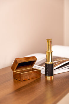 Six Inch Brass Handheld Mini Telescope With Wooden Box, 3 of 12