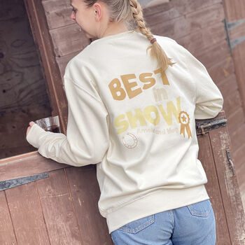 Best In Show Equestrian Horse Gift Jumper, 2 of 4