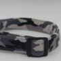 Grey Camouflage Dog Collar, thumbnail 7 of 10