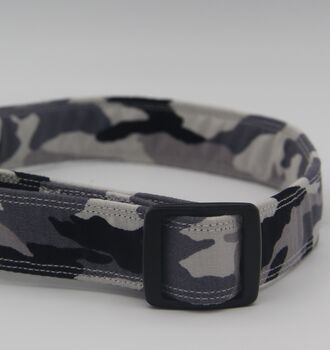 Grey Camouflage Dog Collar, 7 of 10