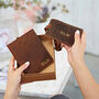 Personalised Leather Passport Cover And Luggage Tag Set, thumbnail 1 of 10