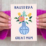 'Blooming Great' Floral Mother's Day Card, thumbnail 1 of 3