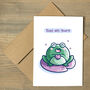 Toad Ally Yours Pun Card, thumbnail 2 of 2