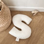 Boucle Letter Cushion Personalised Nursery Decor, thumbnail 2 of 8