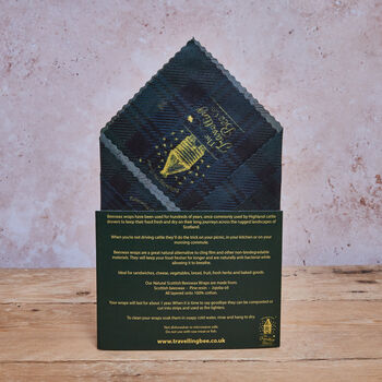 Natural Scottish Beeswax Wraps, 3 of 4