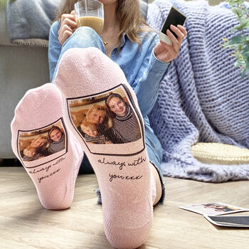 Letterbox Gift Socks With Personalised Photo, 3 of 6