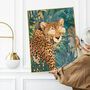 Three Prints Big Cats Jungle Tiger Cheetah Leopard Art, thumbnail 7 of 10