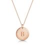 Personalised Wreath 18 K Rose Gold Plated Necklace, thumbnail 1 of 12