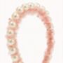 Pixie Pearls Headband With A Pink Satin Drawstring Bag // Ages Two To Adult, thumbnail 1 of 6