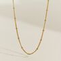 Dana Gold Satellite Chain Necklace, thumbnail 2 of 8