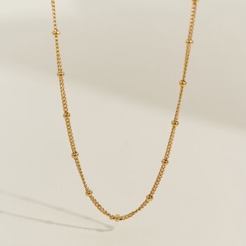 Dana Gold Satellite Chain Necklace, 2 of 8