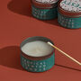 G Decor Set Of Three Zesty Tropical Pineapple Candles, thumbnail 2 of 3