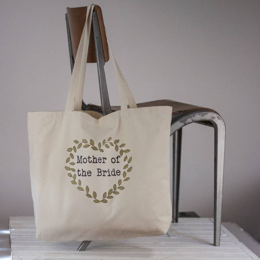 personalised wedding tote bag by snapdragon | notonthehighstreet.com