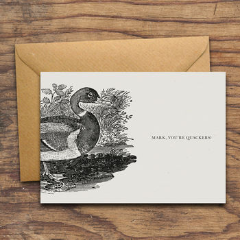 'Hello Ducky' Personalised Greeting Card, 2 of 3