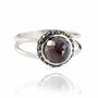 Istanbul Vibe Garnet And Black Spinel Ring, thumbnail 1 of 2