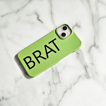 Glossy Slime Green Personalised Phone Case, 4 of 7