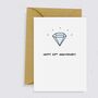 'Happy 60th Anniversary' Diamond Card, thumbnail 1 of 2