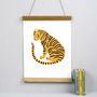 Tiger Friend Personalised Print, thumbnail 4 of 5