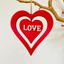 Love Hanging Wooden Heart, thumbnail 1 of 7