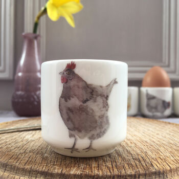 Bone China Hen Egg Cup, 3 of 11