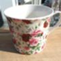 Set Of Six China Palace Mugs In Summertime Chintz Design, thumbnail 7 of 11